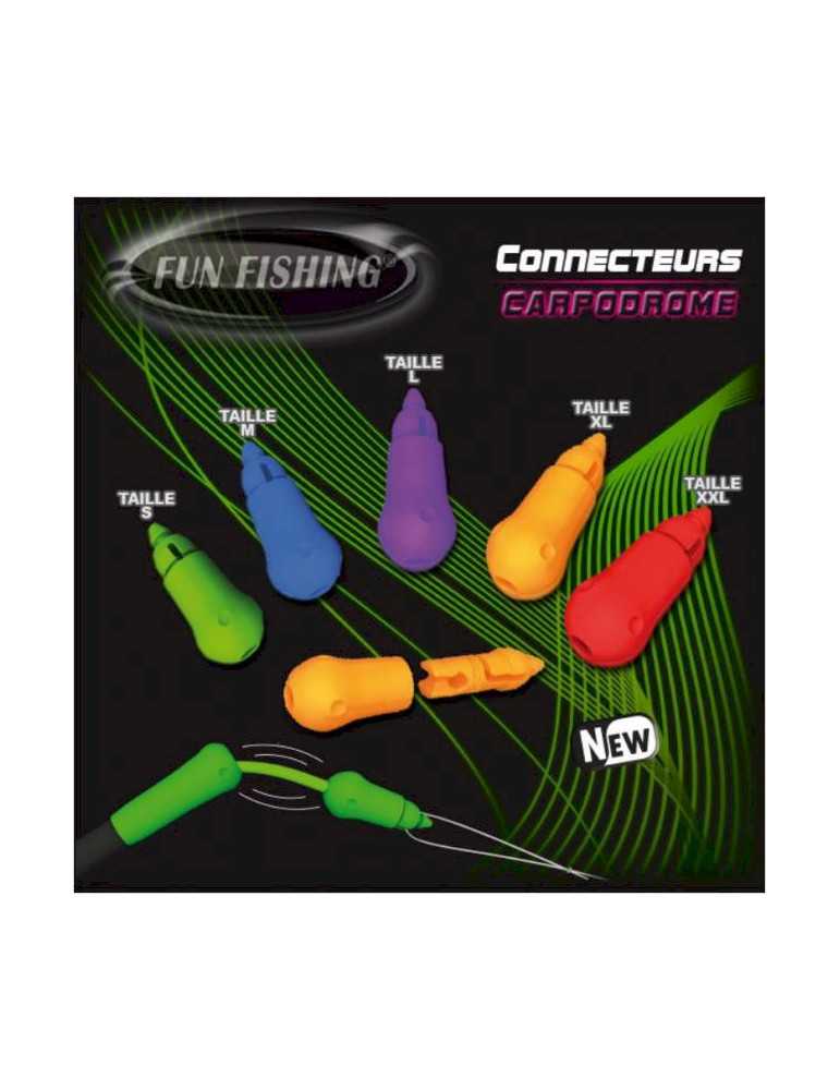 Connecteur Élastique Fun Fishing M Bleu – natusport