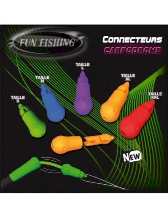 Connecteur Élastique Fun Fishing M Bleu – natusport