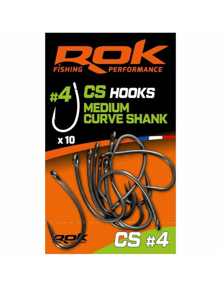 Hameçon ROK Curve Shank Sans Ardillon n°4 – natusport