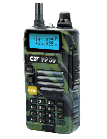CRT FP 00 Camo Talkie-walkie bibande VHF/UHF radioamateur écran couleur