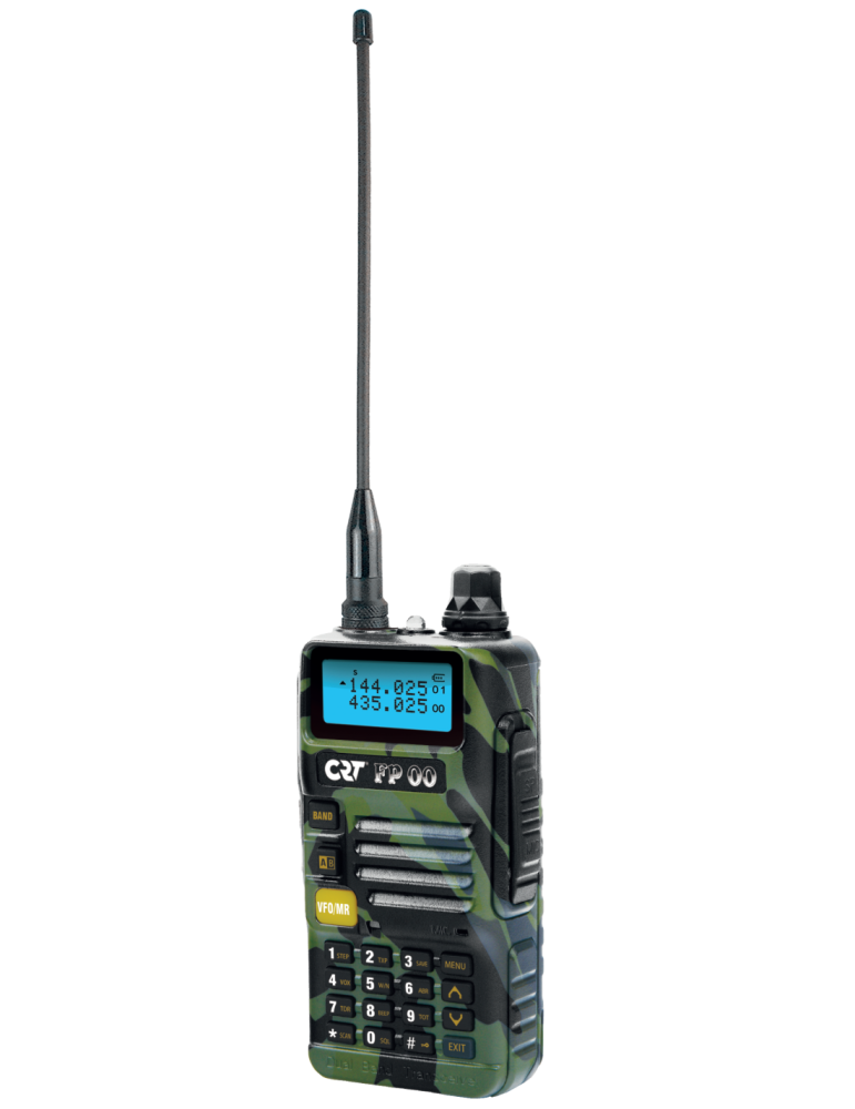 CRT FP 00 Camo Talkie-walkie bibande VHF/UHF radioamateur écran couleur