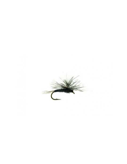 Mouche Devaux Parachute P06c H14 (seche parachute noire, huppe croupion de canard)