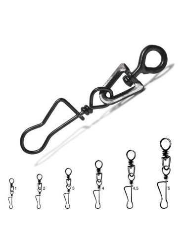 Émerillon Rapala 3531 BK Minus Agrafe Taille 2 (x10) – natusport