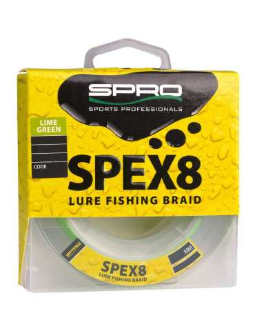 Fil Tressé Spro Spex8 Lime Green 0,18 mm – natusport