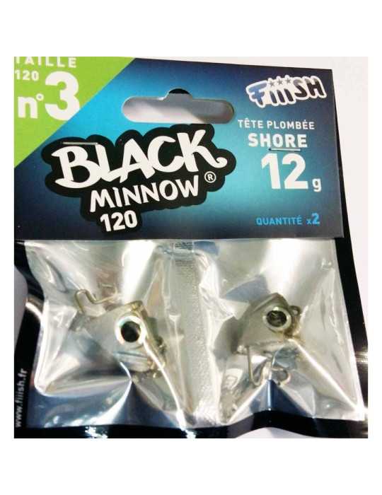 Tête Plombée Fiiish Black Minnow Shore 12g Kaki (x2) – natusport