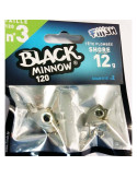 Tête Plombée Fiiish Black Minnow Shore 12g Kaki (x2) – natusport