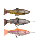 Leurre Souple Savage Gear 4D Line Thru Trout 15cm 40g Sinking Green Si – natusport