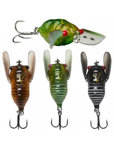 Leurre Dur Savage Gear 3D Cicada 3,3cm 3,5g Black – natusport