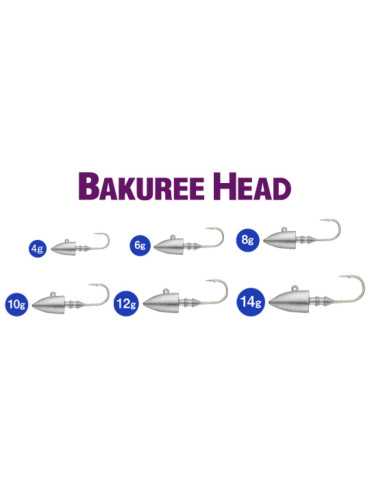 Tête Plombée Madness Bakuree Head 10g Coloris 01 – natusport