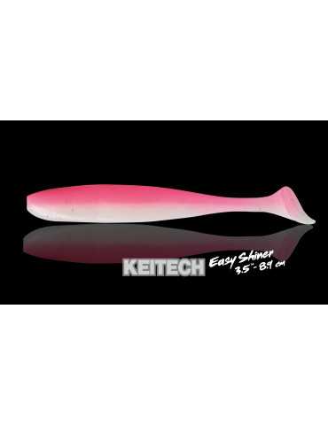 Leurre Souple Keitech Easy Shiner 3,5" White – natusport
