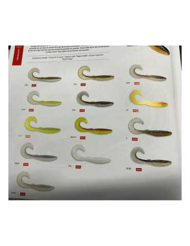 Leurre Souple Rapala CrushCity Curl 4" Motor Oil Chartreuse | Natuspor – natusport