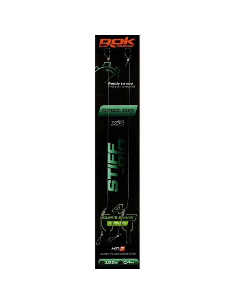 Montage ROK Stiff-Rig Curve Shank Barbless - 2 déclinaisons | Natusport