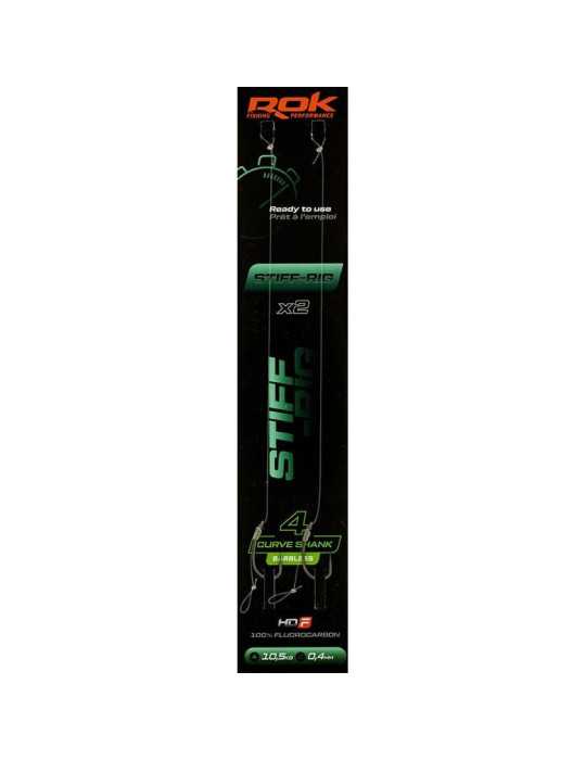 Montage ROK Stiff-Rig Curve Shank Barbless - 2 déclinaisons | Natusport