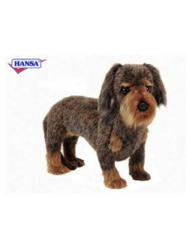 Peluche Teckel Poil Dur Debout - Hansa Creation