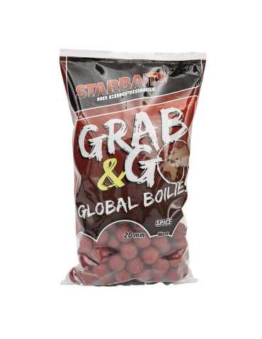 Bouillette Starbaits Global Boilies Grab and Go Spice 20mm
