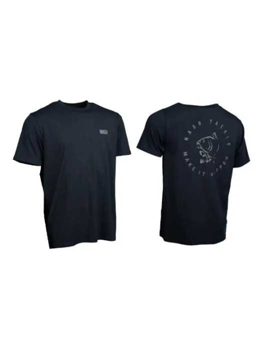 Nash Carp Logo T-Shirt Noir XL – natusport