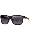 Fox Collection Sunglasses Black & Orange - Verres Gris – natusport