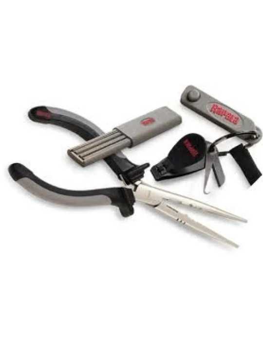 Kit Outils Rapala Combo Pack RTC-6P136C (pince 6,5", couteau à fileter Falcon, coupe-fil)