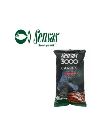 Amorce Sensas 3000 Carpe Rouge 1kg – natusport