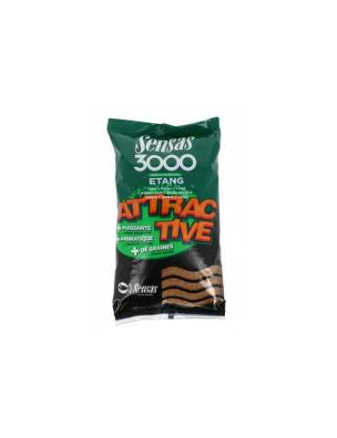 Amorce Sensas 3000 Attractive Etang 1kg – natusport