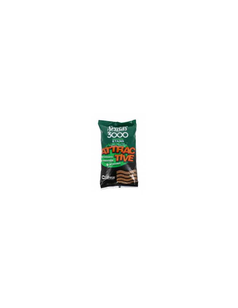 Amorce Sensas 3000 Attractive Etang 1kg – natusport