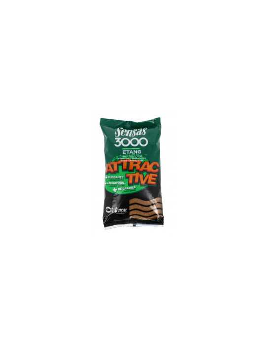 Amorce Sensas 3000 Attractive Etang 1kg – natusport