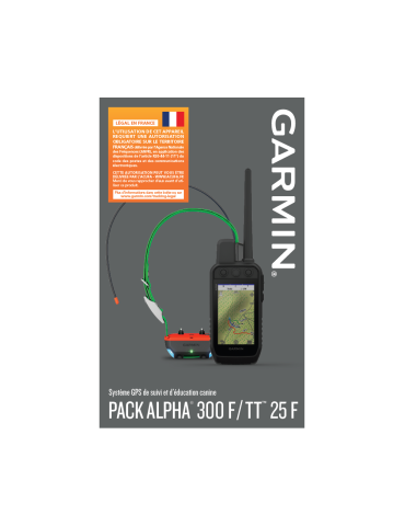 Pack GPS Garmin Alpha 300F + Collier TT25 Version F – natusport
