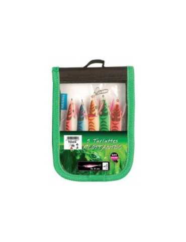 Trousse de 5 Turluttes Flottantes Flashmer – natusport