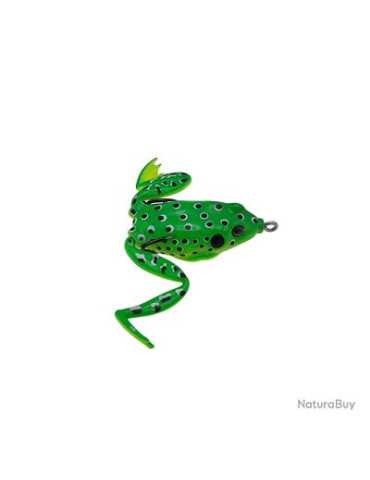 Leurre Souple Powerline Frog Legs 5.5 Vert/Points Noirs – natusport
