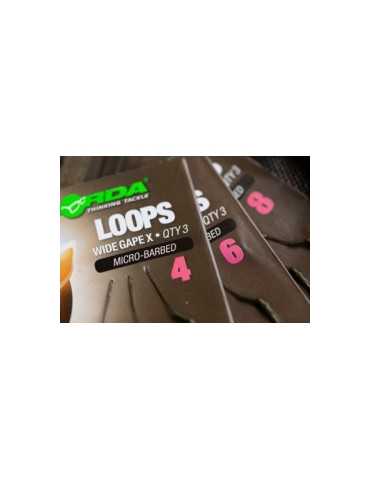 Montage Korda Loop Rigs Wide Gape Taille 4 – natusport