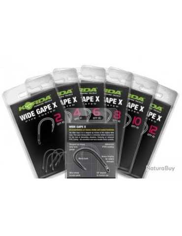 Hameçon Korda Wide Gape Taille 6 – natusport