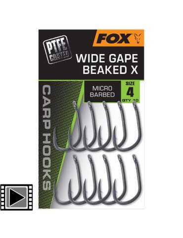 Hameçon Fox Wide Gape Beaked X Taille 2 – natusport
