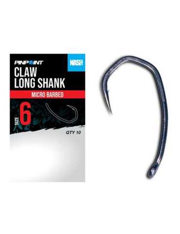 Hameçon Nash Claw Long Shank Taille 8 – natusport