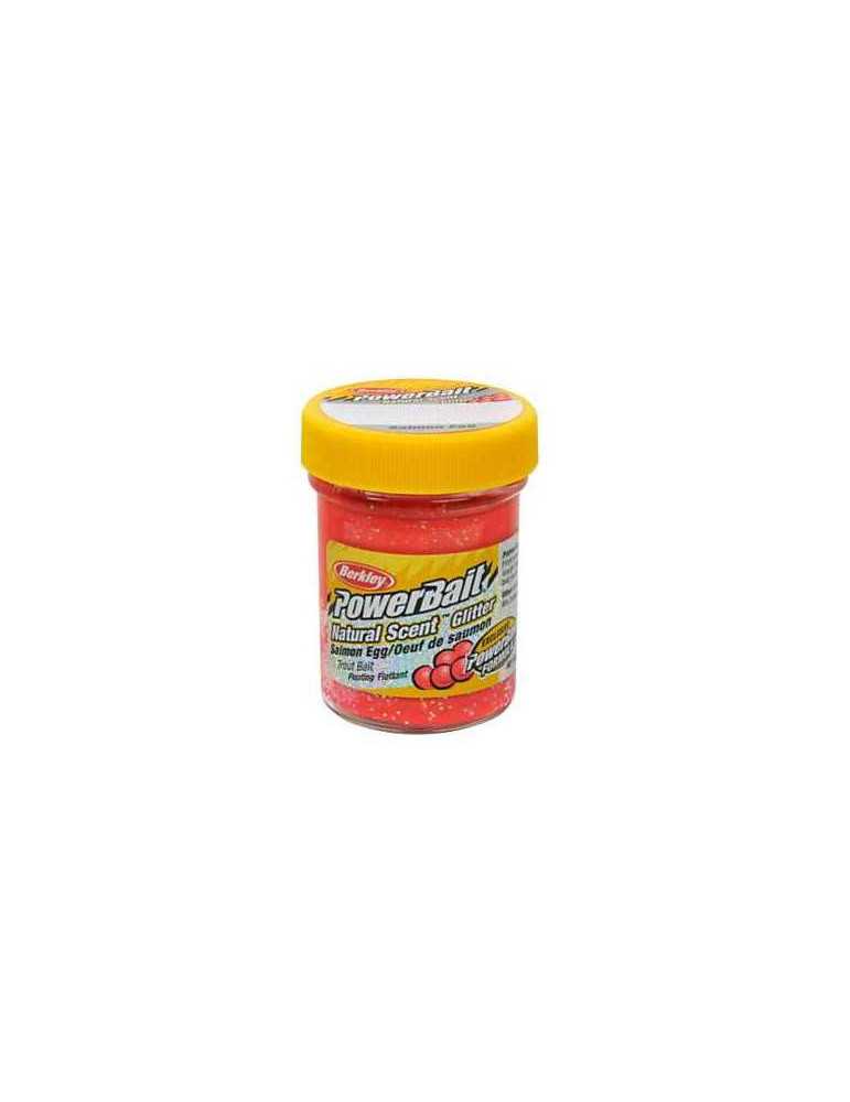 Pate a Truite Berkley PowerBait Trout Bait Salmon Peach Glitter | Natu – natusport