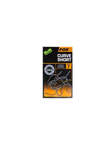 Bas de Ligne Fox Edges Curve Short Fluoro D-Rig Taille 2 (30lb, x2)