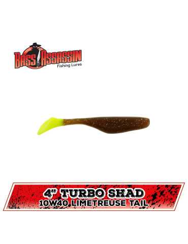Leurre Souple Bass Assassin Turbo Shad 4" Coloris 371 – natusport