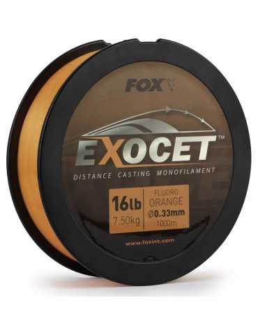 Nylon Fox Exocet Fluoro Mono Orange 0.28mm – natusport