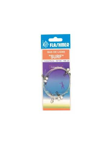 Bas de Ligne Surf Flashmer 50/100 - 3 Émerillons – natusport