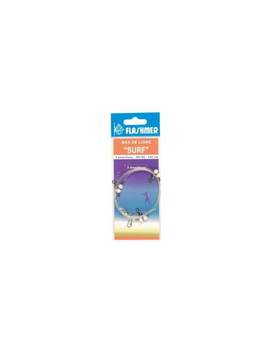 Bas de Ligne Surf Flashmer 50/100 - 3 Émerillons – natusport