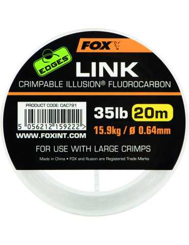 Fluorocarbone Fox Edges Illusion Crimpable 0.64mm – natusport