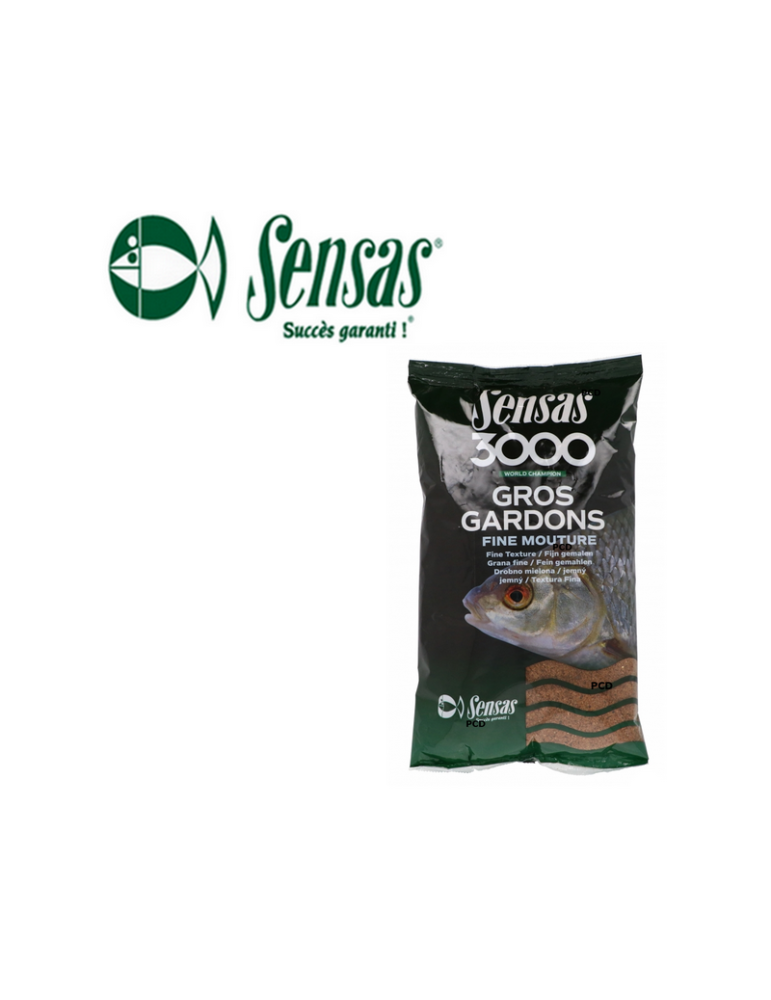 Amorce Sensas 3000 Gardons Fines Moutures – natusport