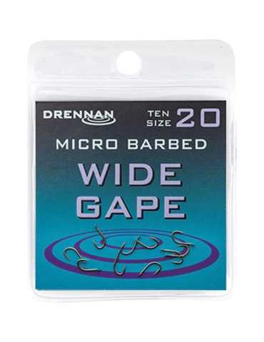 Hamecon Drennan Wide Gape Taille 16 – natusport