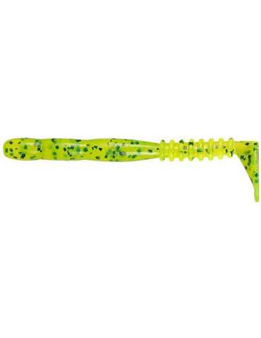Leurre Souple Reins Rockvibe Shad 2" Motor Oil Pepper/Chartreuse B48 | – natusport