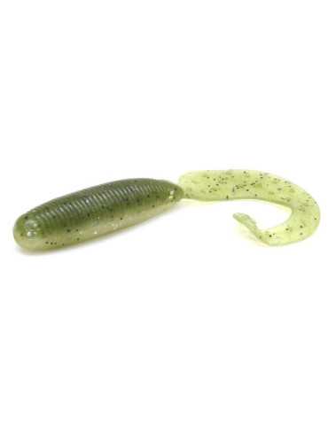 Leurre Souple Reins Fat G-Tail Grub 2" Mat White – natusport