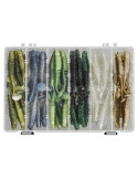 Box leurres souples Gunki Tipsy SXL 76 Clear Water (par 120)