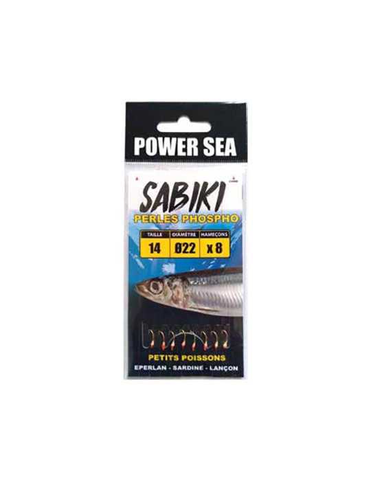 Montage Sabiki Powerline Perles Phosphorescentes n°18 (x8) – natusport
