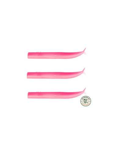 Leurre Souple Fiiish Crazy Sand Eel 3 Corps Rose Fluo – natusport