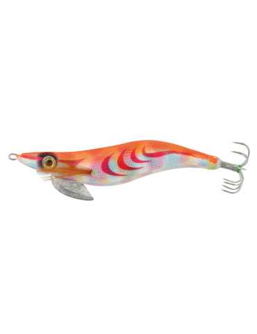 Turlutte Sea Squid Sea Shell 10cm Clown Orange