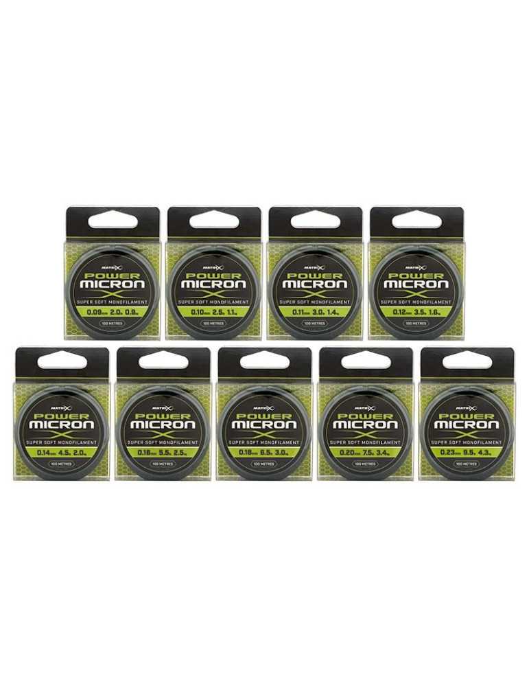 Fil Matrix Power Micron X 0,09 mm 2 lb 100 m – natusport