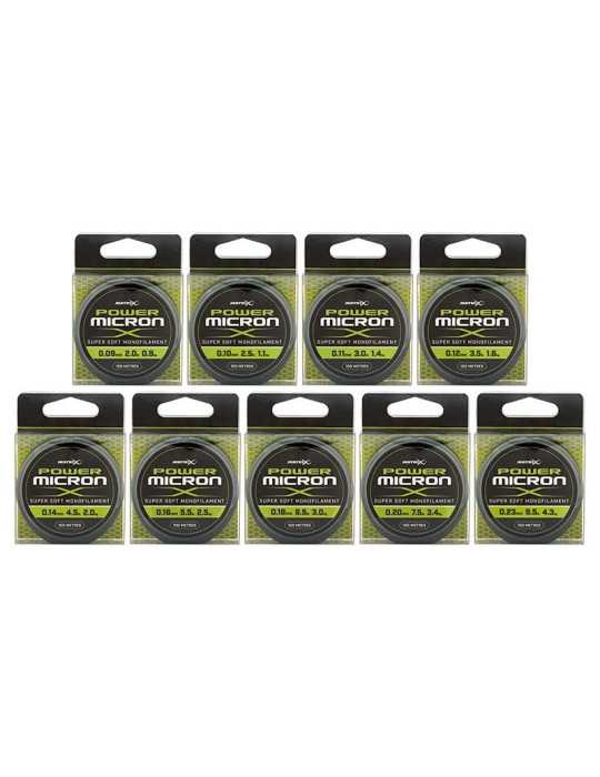 Fil Matrix Power Micron X 0,09 mm 2 lb 100 m – natusport